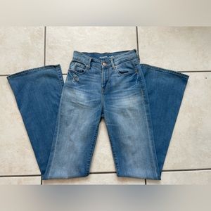 Old Navy‎ High Rise Flare Jean Size 0